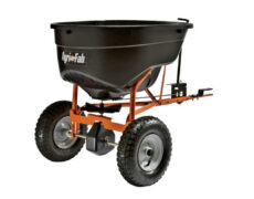 Agrifab kunstmest-zoutstrooier 60kg getrokken