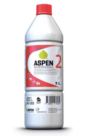 Aspen Alkylaatbenzine met 2% Bio-olie 2T 1Ltr