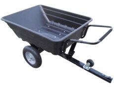 Aanhangwagen in kunstof - Met kunststof kiepbak